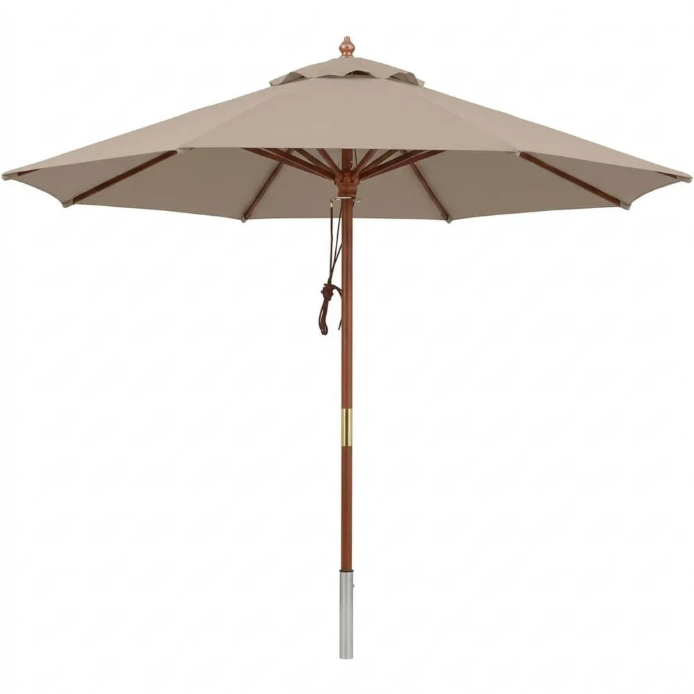 Runder Gartenschirm 3 m wasserabweisend mit Winddach