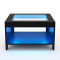 Moderner Couchtisch mit LED-Beleuchtung und Stauraum